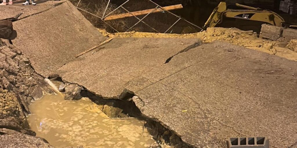 انهيار أرضي عنيف يهزّ حي العالية بطنجة ويكشف هشاشة البنية التحتية